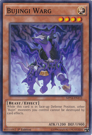 Bujingi Warg [MP14-EN113] Common - POKÉ JEUX