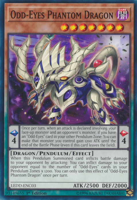 Odd-Eyes Phantom Dragon [LEDD-ENC03] Common - POKÉ JEUX
