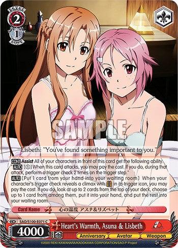 Heart's Warmth, Asuna & Lisbeth [Sword Art Online Animation 10th Anniversary] - POKÉ JEUX