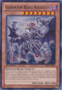Gladiator Beast Augustus [PRIO-EN030] Rare - POKÉ JEUX
