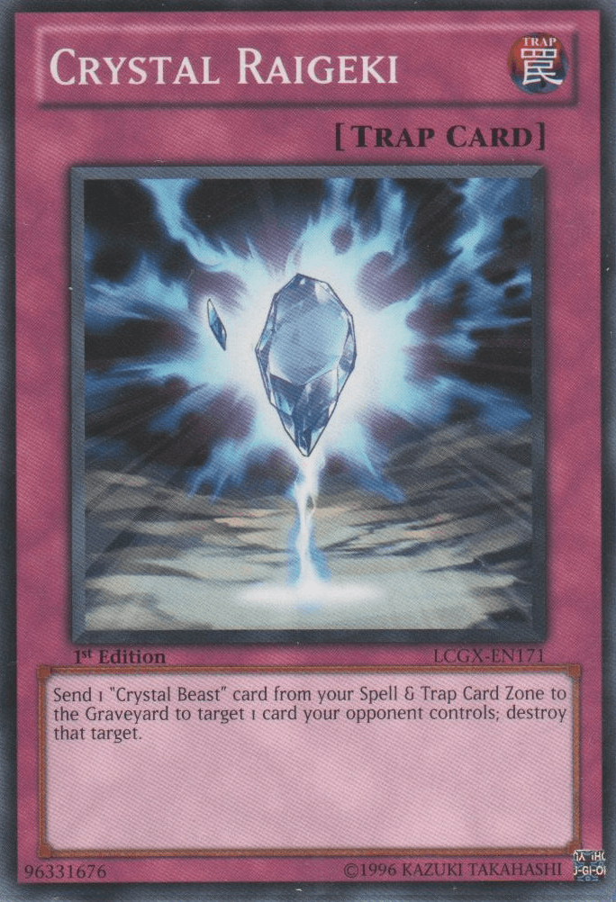 Crystal Raigeki [LCGX-EN171] Common - POKÉ JEUX