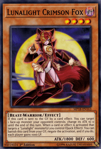 Lunalight Crimson Fox [MP18-EN163] Common - POKÉ JEUX