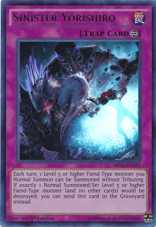 Sinister Yorishiro [MP14-EN182] Ultra Rare - POKÉ JEUX