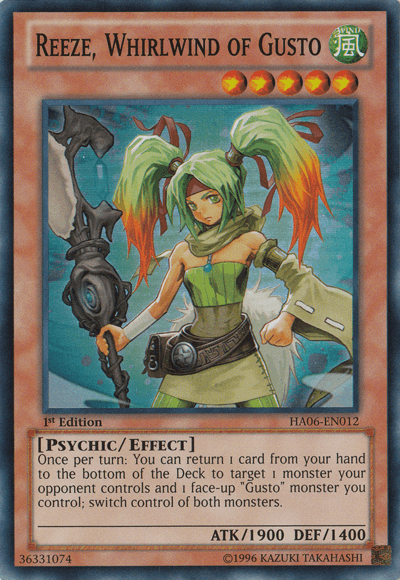 Reeze, Whirlwind of Gusto [HA06-EN012] Super Rare - POKÉ JEUX