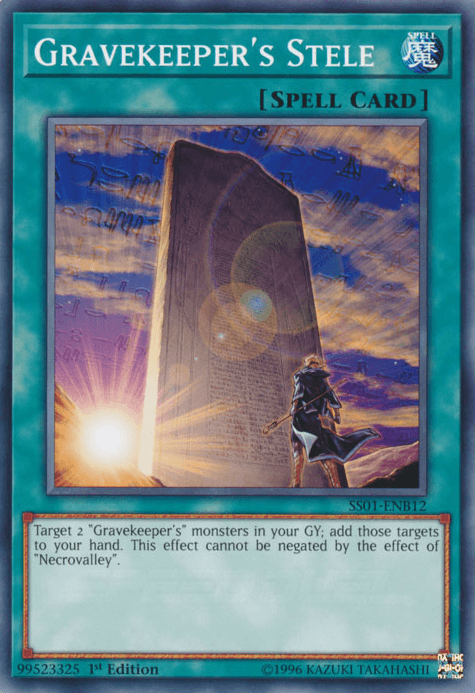 Gravekeeper's Stele [SS01-ENB12] Common - POKÉ JEUX