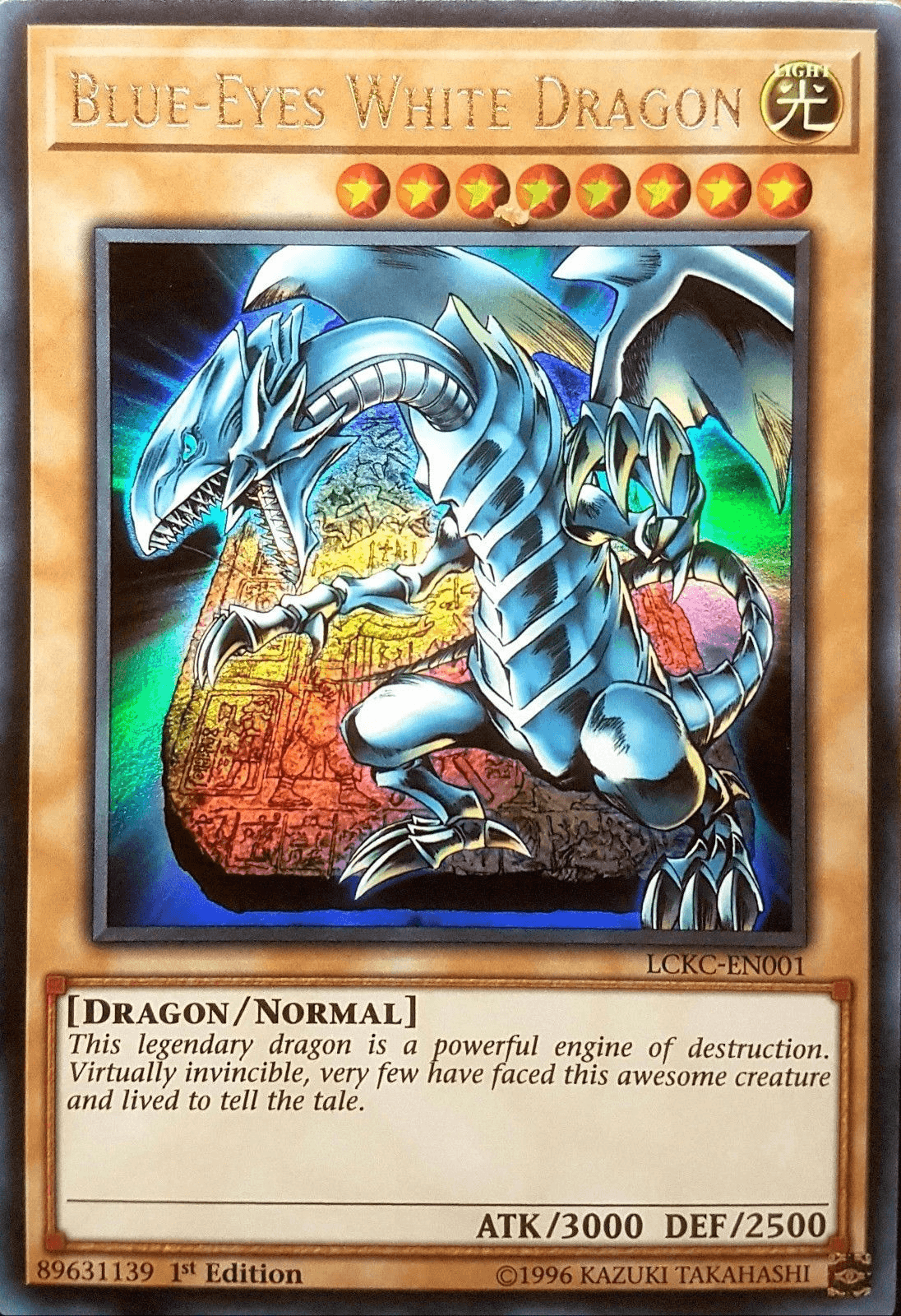 Blue-Eyes White Dragon (Version 4) [LCKC-EN001] Ultra Rare - POKÉ JEUX