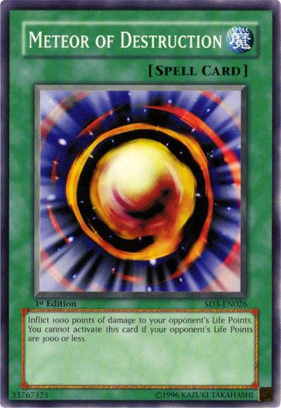 Meteor of Destruction [SD3-EN026] Common - POKÉ JEUX