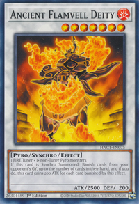 Ancienne divinité Flamvell [HAC1-EN075] parallèle rare 