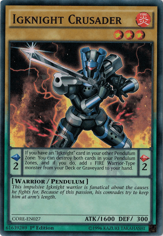 Igknight Crusader [CORE-EN027] Super Rare - POKÉ JEUX