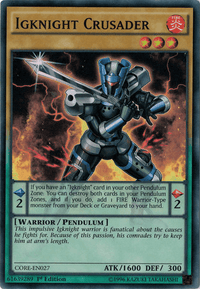 Igknight Crusader [CORE-EN027] Super Rare - POKÉ JEUX
