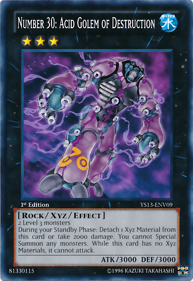 Number 30: Acid Golem of Destruction [YS13-ENV09] Common - POKÉ JEUX