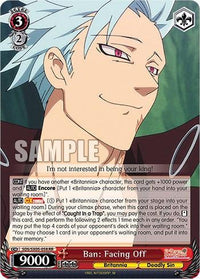 Ban: Facing Off (Foil) [The Seven Deadly Sins: Revival of The Commandments] - POKÉ JEUX
