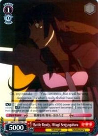 Battle Ready, Hitagi Senjyogahara (BM/S15-TE03 TD) [BAKEMONOGATARI] - POKÉ JEUX