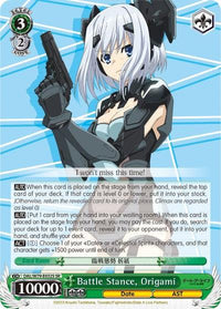 Battle Stance, Origami (DAL/W79-E032S SR) [Date A Live] - POKÉ JEUX