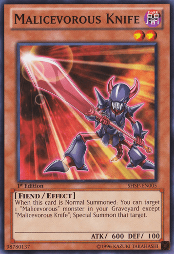 Malicevorous Knife [SHSP-EN005] Common - POKÉ JEUX