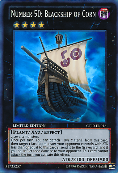 Number 50: Blackship of Corn [CT10-EN018] Super Rare - POKÉ JEUX