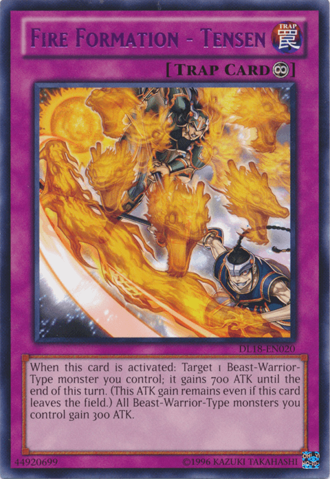 Fire Formation - Tensen (Purple) [DL18-EN020] Rare - POKÉ JEUX