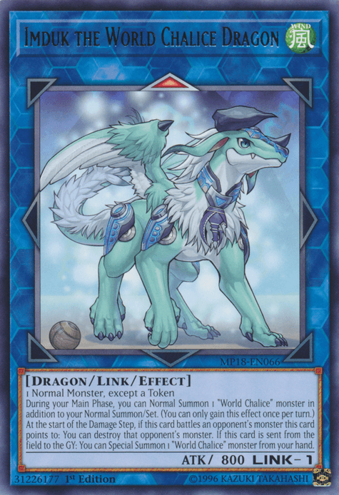 Imduk the World Chalice Dragon [MP18-EN066] Rare - POKÉ JEUX