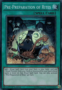 Pre-Preparation of Rites [MP17-EN034] Super Rare - POKÉ JEUX