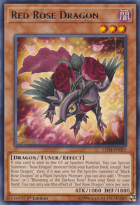 Red Rose Dragon [LED4-EN025] Rare - POKÉ JEUX