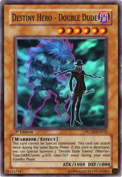 Destiny Hero - Double Dude [POTD-EN012] Super Rare - POKÉ JEUX