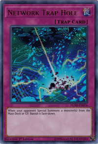 Network Trap Hole [FLOD-EN076] Ultra Rare - POKÉ JEUX