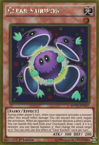 Clear Kuriboh [MVP1-ENG47] Gold Rare - POKÉ JEUX