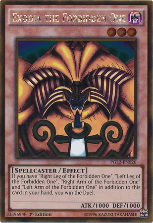 Exodia the Forbidden One [PGL2-EN026] Gold Rare - POKÉ JEUX