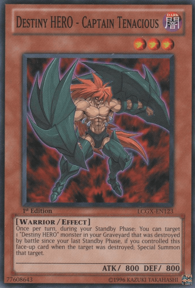 Destiny HERO - Captain Tenacious [LCGX-EN123] Common - POKÉ JEUX
