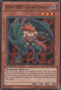 Destiny HERO - Captain Tenacious [LCGX-EN123] Common - POKÉ JEUX