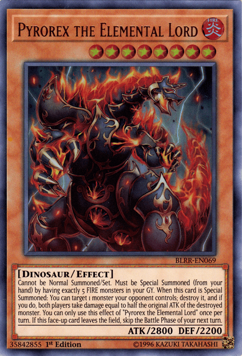 Pyrorex the Elemental Lord [BLRR-EN069] Ultra Rare - POKÉ JEUX