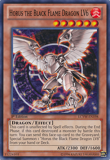 Horus the Black Flame Dragon LV6 [LCYW-EN198] Common - POKÉ JEUX