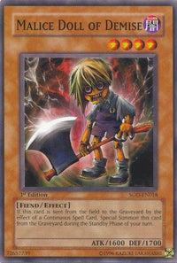 Malice Doll of Demise [SOD-EN018] Common - POKÉ JEUX