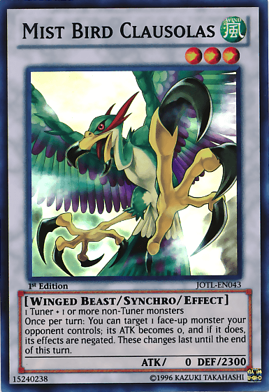 Mist Bird Clausolas [JOTL-EN043] Super Rare - POKÉ JEUX