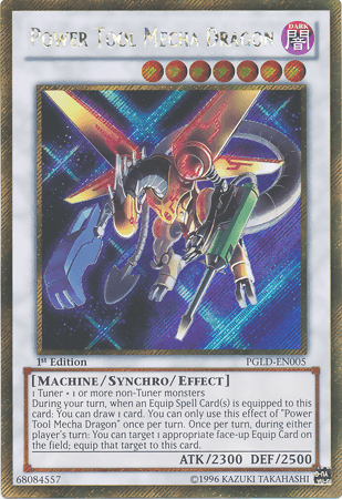 Power Tool Mecha Dragon [PGLD-EN005] Gold Secret Rare - POKÉ JEUX
