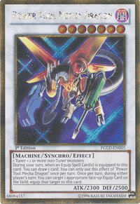 Power Tool Mecha Dragon [PGLD-EN005] Gold Secret Rare - POKÉ JEUX
