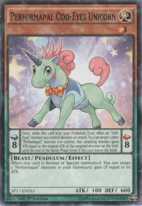 Performapal Odd-Eyes Unicorn [SP17-EN033] Starfoil Rare - POKÉ JEUX
