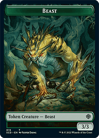 Beast // Beast Double-Sided Token [Starter Commander Decks] - POKÉ JEUX