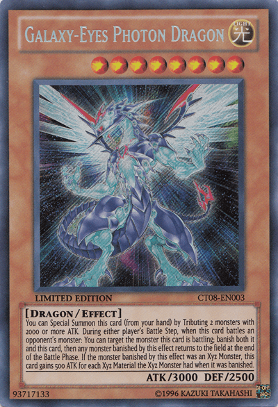 Galaxy-Eyes Photon Dragon [CT08-EN003] Secret Rare - POKÉ JEUX