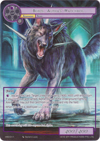 Beros, Alpha's Watchdog (Full Art) (HSD-017) [Starter Deck: Hero Cluster] - POKÉ JEUX