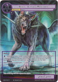 Beros, Alpha's Watchdog (Full Art) (NWE-050 R) [A New World Emerges] - POKÉ JEUX