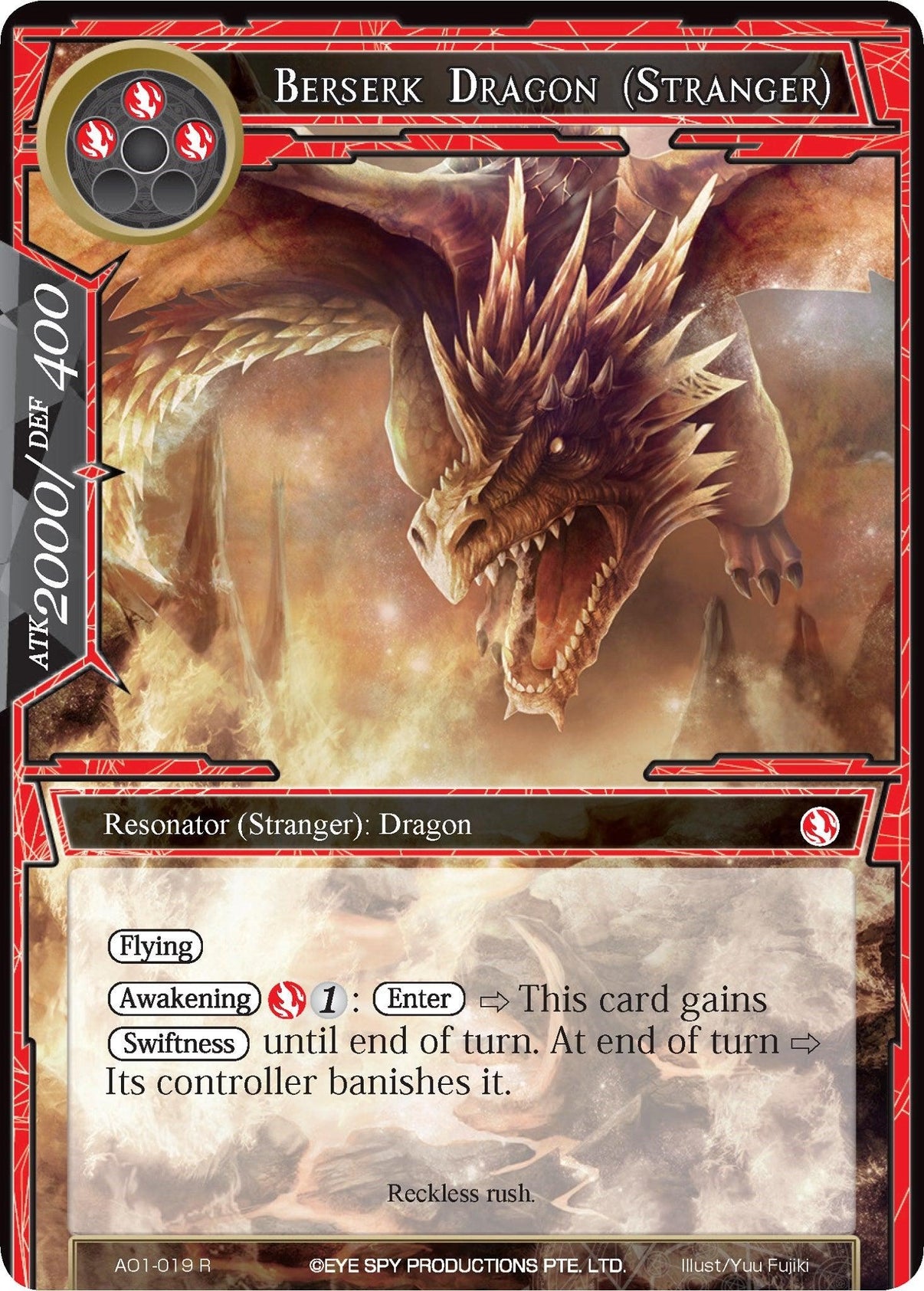 Berserk Dragon (Stranger) (AO1-019) [Alice Origin] - POKÉ JEUX