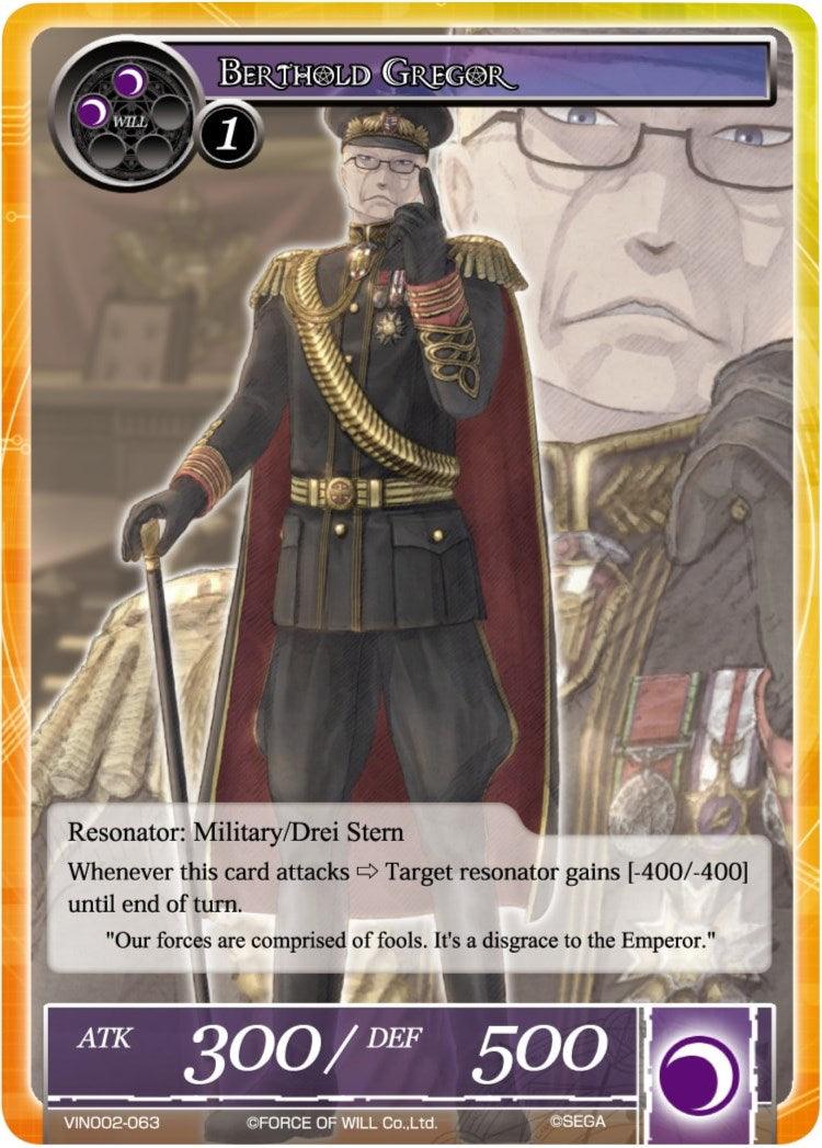 Berthold Gregor (VIN002-063) [Vingolf 2: Valkyria Chronicles] - POKÉ JEUX