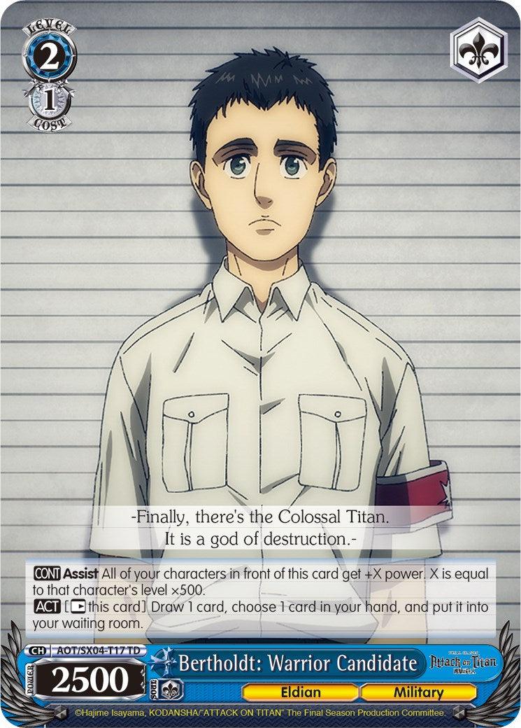 Bertholdt: Warrior Candidate [Attack On Titan: Final Season] - POKÉ JEUX