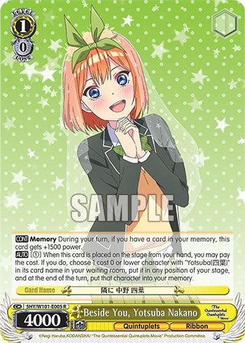 Beside You, Yotsuba Nakano (5HY/W101-E005 R) [The Quintessential Quintuplets Movie] - POKÉ JEUX
