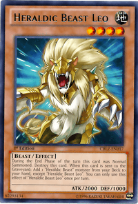 Heraldic Beast Leo [CBLZ-EN017] Rare - POKÉ JEUX