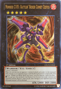 Number C105: Battlin' Boxer Comet Cestus [LTGY-EN052] Ultra Rare - POKÉ JEUX