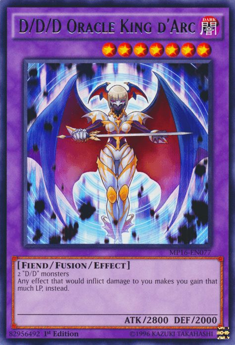 D/D/D Oracle King d'Arc [MP16-EN077] Rare - POKÉ JEUX
