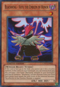 Blackwing - Vayu the Emblem of Honor [CT07-EN012] Super Rare - POKÉ JEUX