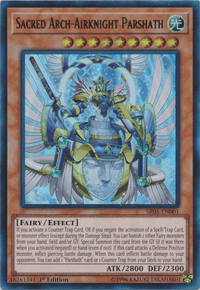 Sacred Arch-Airknight Parshath [SR05-EN001] Ultra Rare - POKÉ JEUX